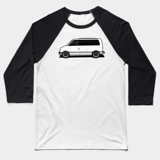 Chevy Shorty Astro Van BW Baseball T-Shirt